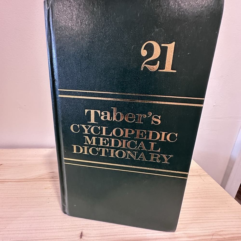Taber's Cyclopedic Medical Dictionary 21st Edition Hardcover Indexed